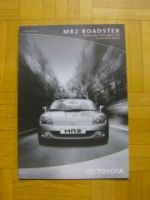 Toyota MR2 Roadster Preisliste 26.10.2002 NEU