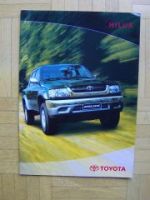Toyota Hilux Prospekt +Preisliste 11/2001 NEU