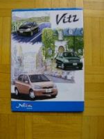 Toyota Vitz Prospekt Japanisch Mappe NEU Rarität
