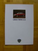 Lancia Thema 8.32 Prospekt 5/1988 Rarität