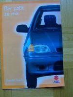 Suzuki Swift Prospekt 8/1997 NEU +Preisiste