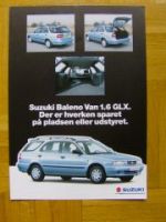 Suzuki Baleno Van 1.6GLX Dänemark Prospekt
