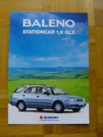 Suzuki Baleno Stationcar 1,6GLX 12/1996 Dänemark Prospekt