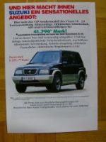 Suzuki Vitara V6-2.0 Prospekt +Pferdeanhänger NEU