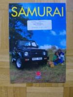 Suzuki Samurai 2/1996 Prospekt