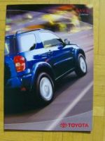 Toyota RAV4 Zubehör Prospekt 8/2000 NEU