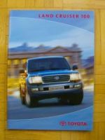 Toyota Land Cruiser 100 Prospekt 10/2002 NEU