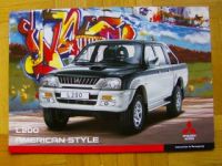 Mitsubishi L200 American Style Sonderprospekt 3/2001