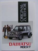 Daihatsu Rocky Original Zubehör Prospekt 4/1999 NEU