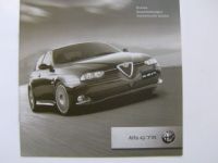 Alfa Romeo Preisliste 156 +Sportwagon 8/2003