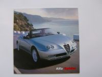 Alfa Romeo Spider Prospekt 5/2003 NEU