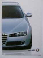 Alfa Romeo 159 Prospekt 11/2005 NEU