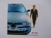 Alfa Romeo 156 Prospekt 6/2000 NEU UK Englisch