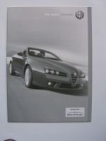 Alfa Romeo Spider 10/2006 Preisliste NEU