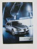 Alfa Romeo 147 Prospekt 11/2004 NEU Typ937