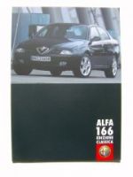 Alfa Romeo 166 Edizione Classica Prospekt 3/2001 NEU