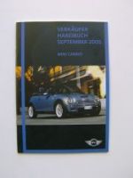 BMW Mini Verkäuferhandbuch Mini Cabrio September 2005 Rarität