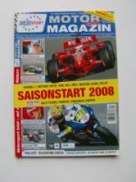 Motor sport Magazin Eurosport 3/2008 Saisonstart 2008