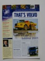 Volvo Trucks Busse Baumaschinen Prospekt 3/2001