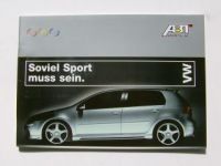 Abt Sportsline VW Prospekt 3/2005 NEU
