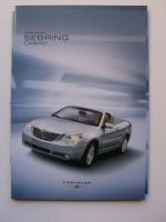 Chrysler Sebring Cabrio Prospekt 5/2007 +Preise+Infokarte
