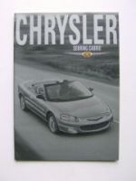 Chrysler Sebring Cabrio Prospekt +Preisliste 2/2001 NEU