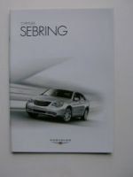 Chrysler Sebring Prospekt 1/2007 +Preisliste NEU