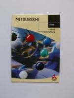 Mitsubishi Prospekt Farben Innenausstattung 9/2001 NEU