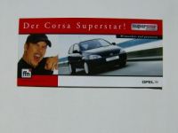 Opel Corsa C Superstar ffn-Morgenmän Franky Infoflyer NEU