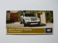 Chevrolet Captiva Infoprospekt Flyer NEU