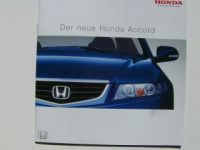 Honda Accord Vorstellungsprospekt 10/2002