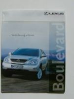 Lexus Boulevard Neue RX300 Prospekt/Poster NEU