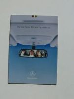Mercedes Benz Vaneo 6/2001 Infoprospekt NEU