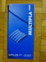 Fiat Multipla Preisliste 21.1.1999 NEU