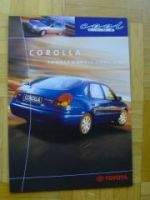 Toyota Corolla cool line Sonderprospekt 6/1999 Typ E110