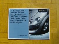 Smart forfour Prospekt A5 Format NEU 2003