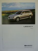 Subaru Legacy Zubehör Prospekt 6/2004+Preisliste
