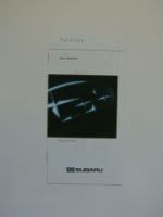 Subaru Preisliste alle Modelle 1/2001 NEU