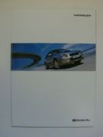 Subaru Impreza Prospekt +Preisliste 9/2004 NEU