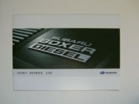Subaru Boxer Diesel Prospekt Legacy Outback 2.0d 1/2008 NEU