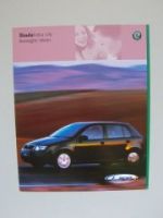 Skoda Fabia Life Prospekt 9/2002 NEU