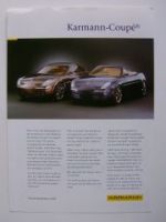 Karmann Coupe Studie Prospekt