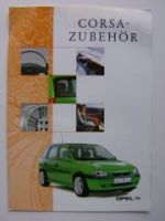 Opel Corsa B Zubehör Prospekt