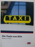 Kia Die Taxis Prospekt 8/2003 NEU Carnival Carens