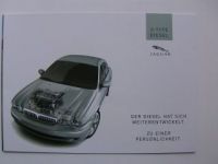 Jaguar X-Type Diesel Prospekt 6/2003 NEU