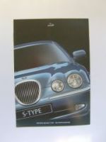 Jaguar S-Type Prospekt V8 Modelle Mdj.1999 NEU