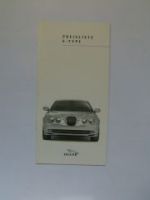 Jaguar S-Type Preisliste Januar 2001 NEU
