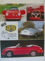 Saier Porsche Apal Speedster Prospekt Rarität NEU