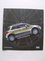 Fiat Sedici Lineaccessori Zubehör Prospekt 7/2006 NEU