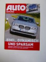 Auto Zeitung Großer Verbrauchstest BMW 320i E90,530i E61,730d F0